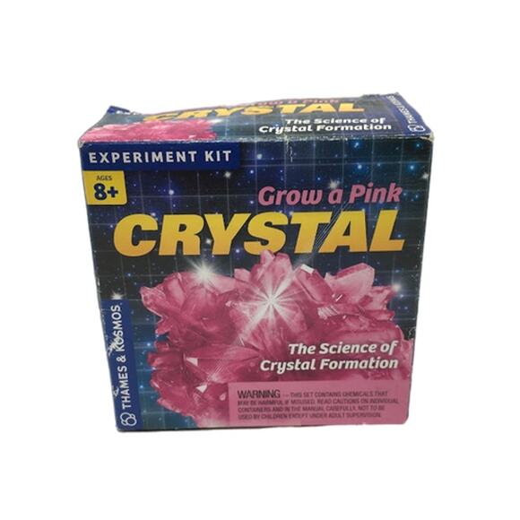 Thames & Kosmos Grow a Pink Crystal Experiment Kit Science of Crystal Formation - Picture 1 of 4